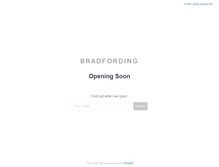 Tablet Screenshot of bradfording.com